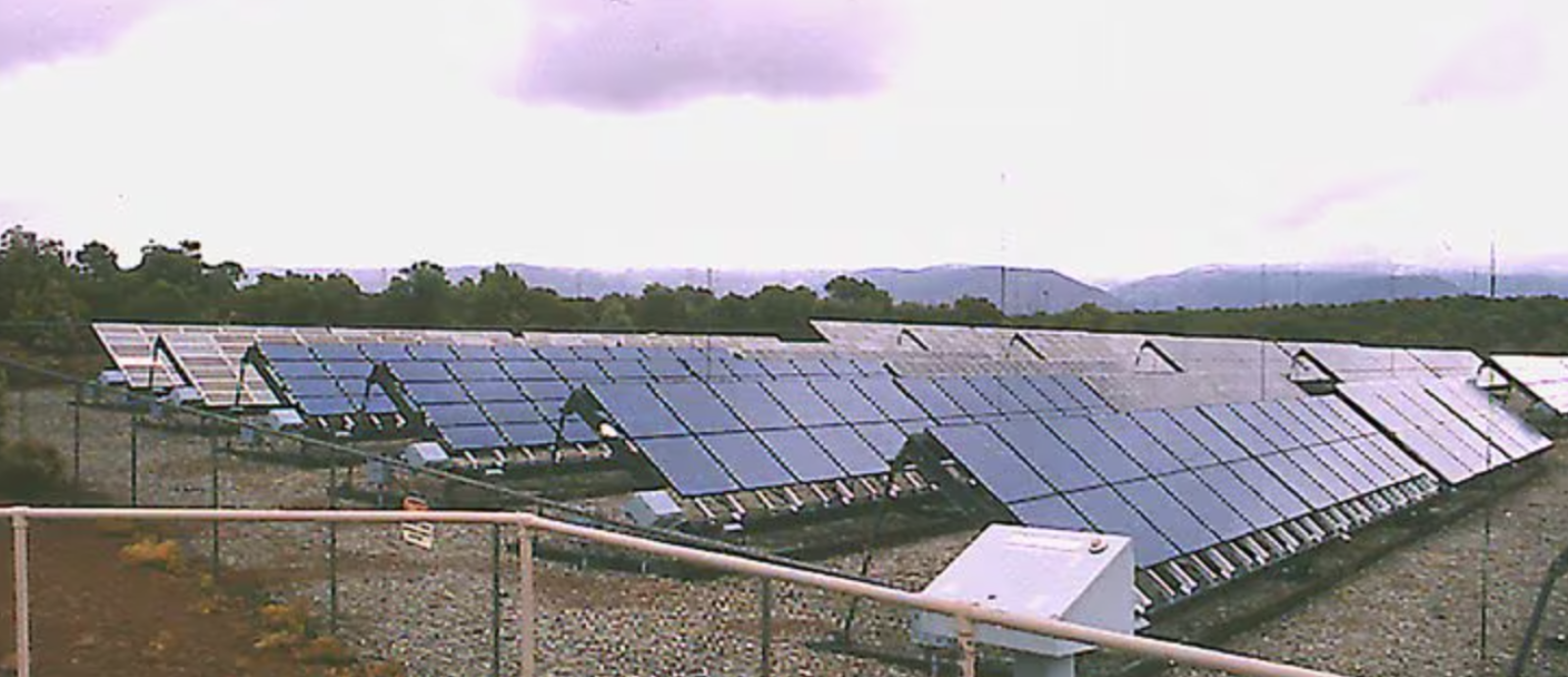 a photo of solar panels