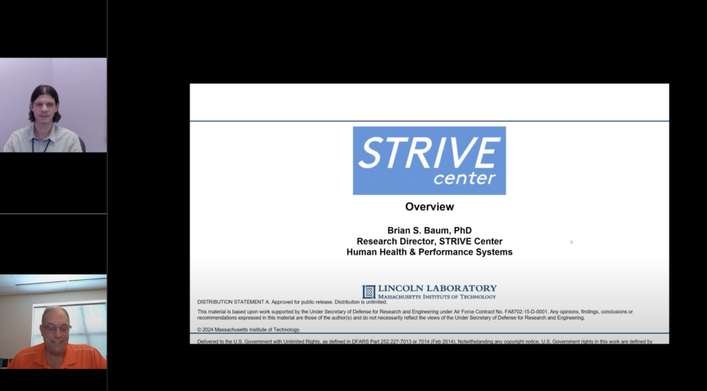 STRIVE Center title card