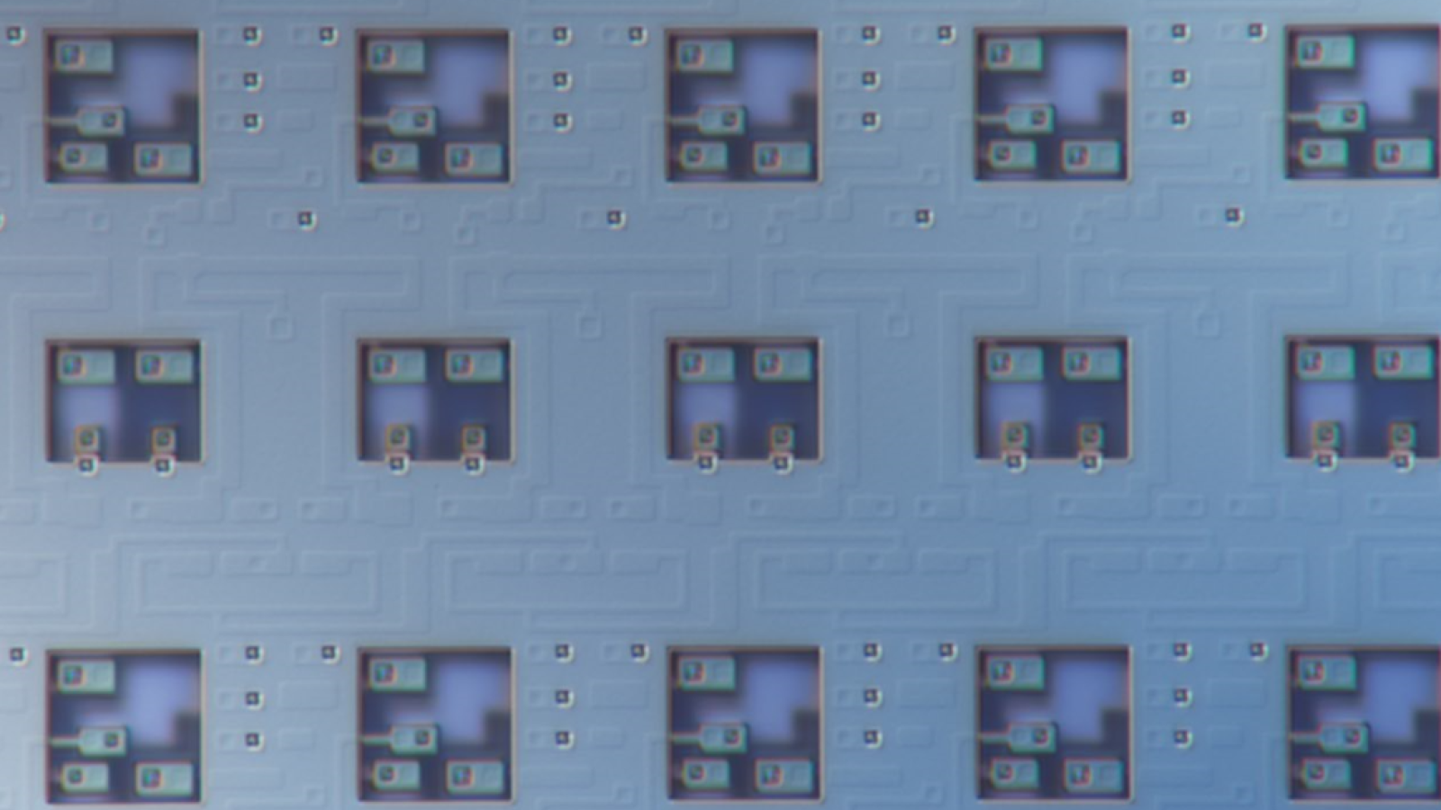 A magnified view of superconducting circuits. 